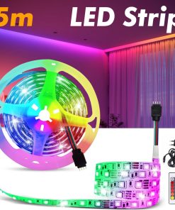 5M Bandes LED RGB 12V pour éclairage intérieur et extérieur